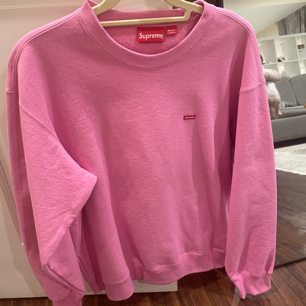 SUPREME Pink Pullover